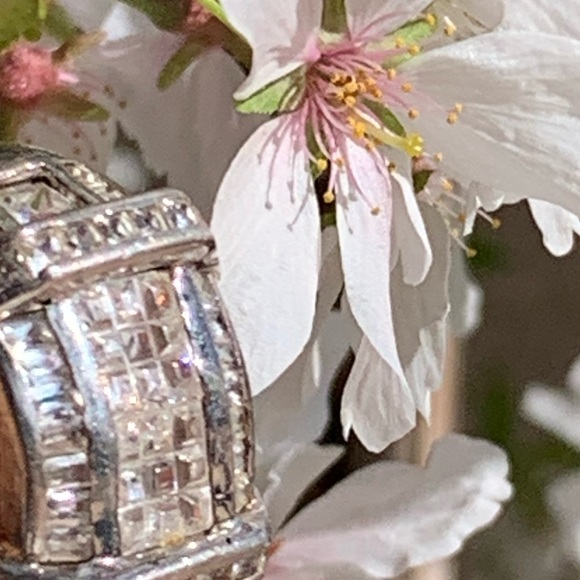 Sterling Silver 925 Cubic Zirconia Ring - Picture 11 of 12